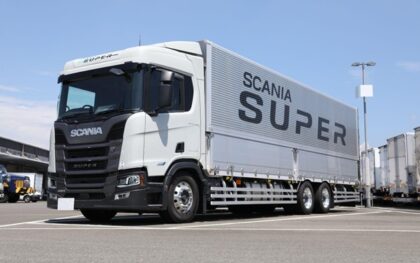 全国でレンタルを展開する最新モデルのスカニア・スーパー