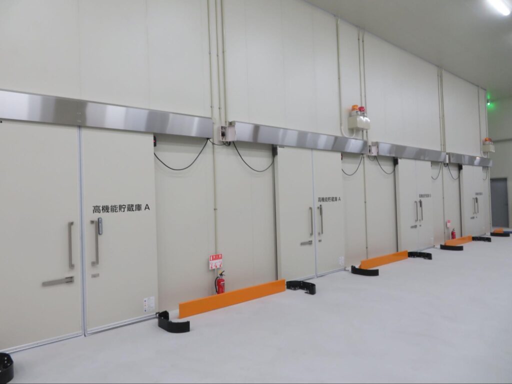 研究用に設けた高機能貯蔵庫